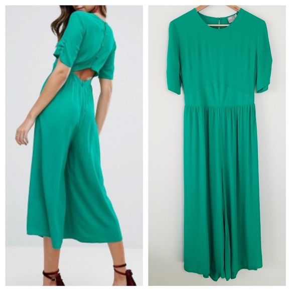 jade green jumpsuit